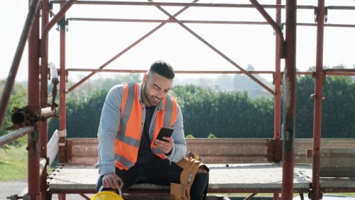 Person,Working,In,Construction,Site.,White,Young,Man,At,Work