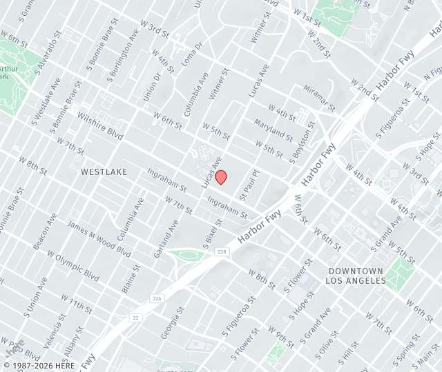 Location Map: 1127 Wilshire Boulevard, Suite 1209 Los Angeles, California 90017
